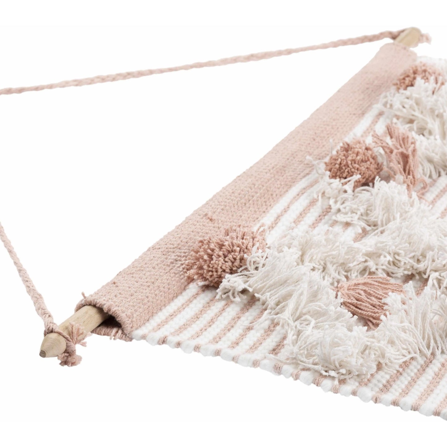 Drumore Hand-Woven Cotton Blend Bohemian Hanging Wall Decor, Transitional Bedroom Room Decoration - Home Supplies Clearance Item