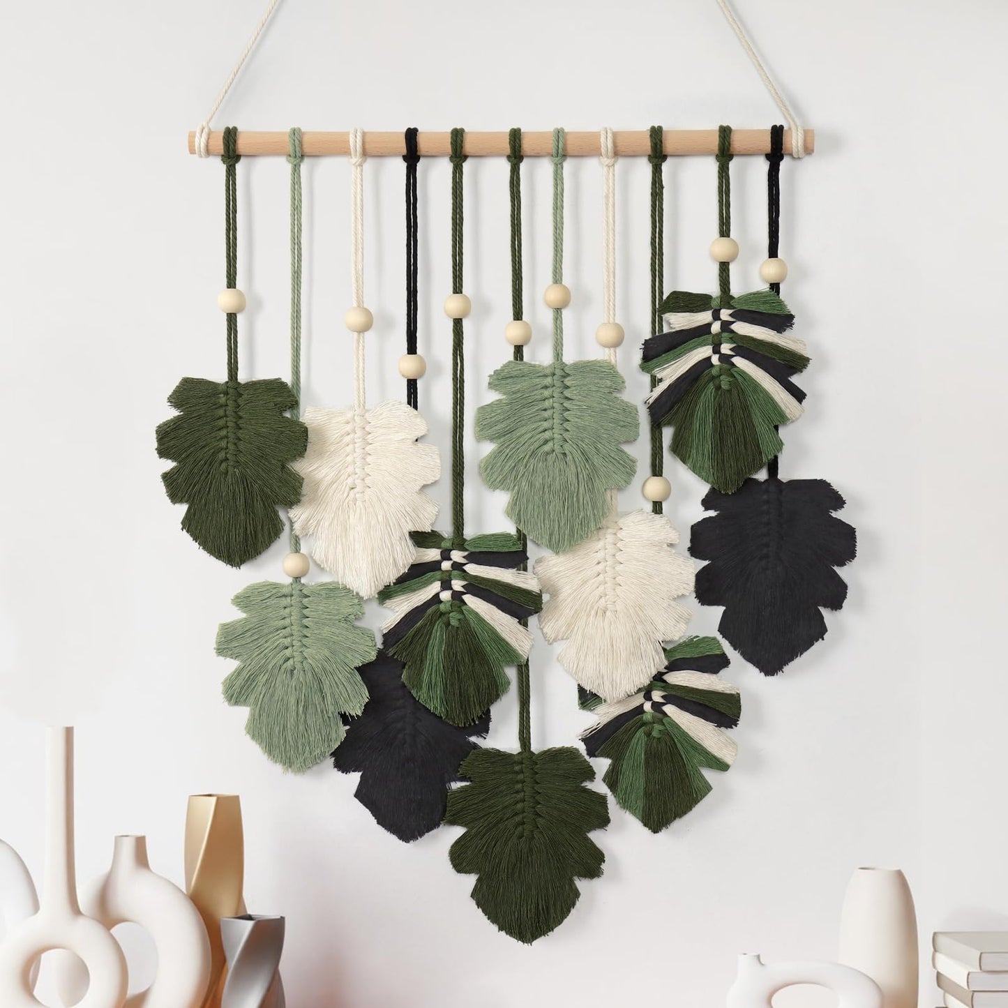 Macrame Wall Hanging Large Boho Home Decor Aesthetic Modern Chic Wall Art