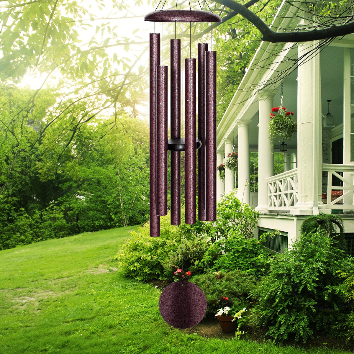FDOCOI Wind Chimes for Outside Deep Tone,38'' Large Memorial Wind Chimes Outdoor, Wind Chime Gifts for Mom/Grandma,Christmas, Bronze