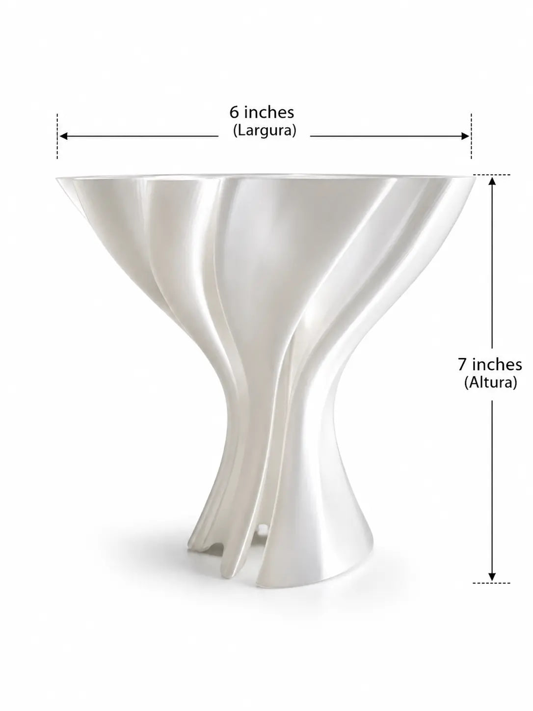 Realistic Plastic Elegant Silver Vase with Floral Design - Home Decor Items for Living Room Decor, Bouquet Display