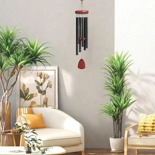 Large Aluminum Wind Chimes with Wind Catcher – Zen Outdoor Decor for Garden,Interior Decorations,Patio & Yard, Memorial Gift for Mom, Neighbor & Friends