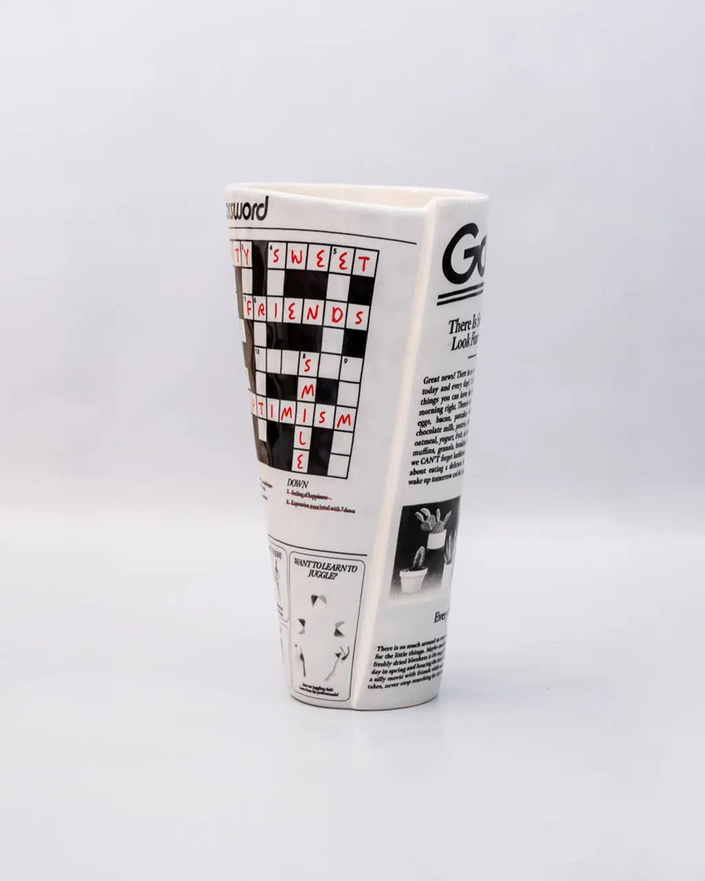 Newspaper Vase