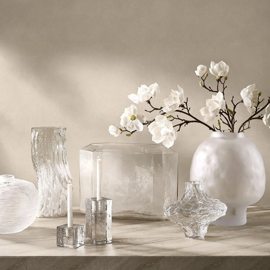 Z Gallerie Studio 19.5" Wide Decorative Vase - Modern Art House Decor for Flower Display & Room Centerpieces, Vase For Flowers, Flower Vases For Centerpieces