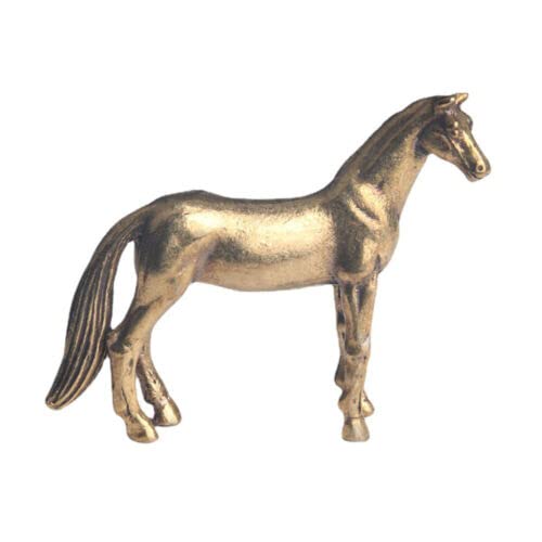 TEAMWILL Small Brass Metal Statue Ornament Animal Figurines Figurine House Decoration 1PC (Big Octopus（1PC）)