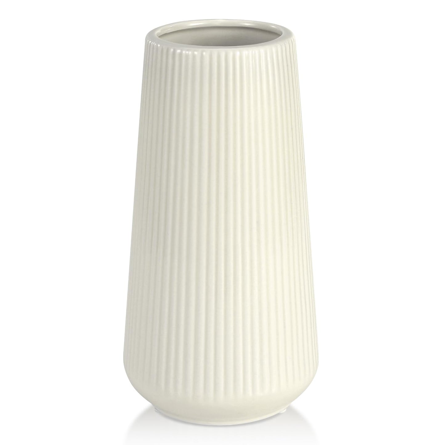 Gradient Pink Ceramic Vase, GUKJOB Small Cute Flower Vase for Pampas Grass, Home, Living Room, Dining Table, Farmhouse, Office Decor, Bedroom, Table, and Kitchen Shelf (Gradient Pink)