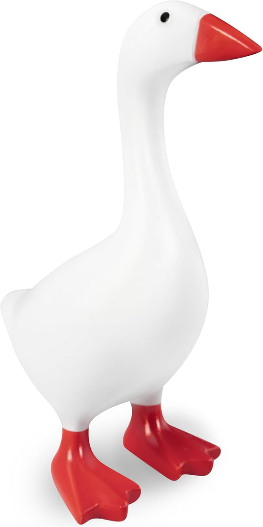 Desk Goose 7 Inch Mini Figurine, Funny Desktop Statue Ornament, Office Home Decor Ideal Gift for Friends Family Colleagues