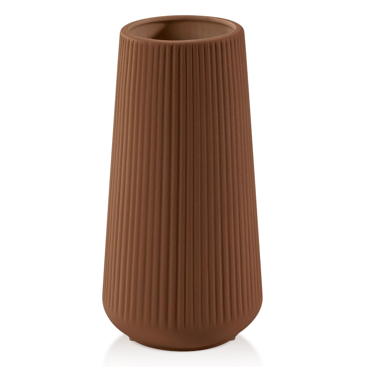 Gradient Pink Ceramic Vase, GUKJOB Small Cute Flower Vase for Pampas Grass, Home, Living Room, Dining Table, Farmhouse, Office Decor, Bedroom, Table, and Kitchen Shelf (Gradient Pink)