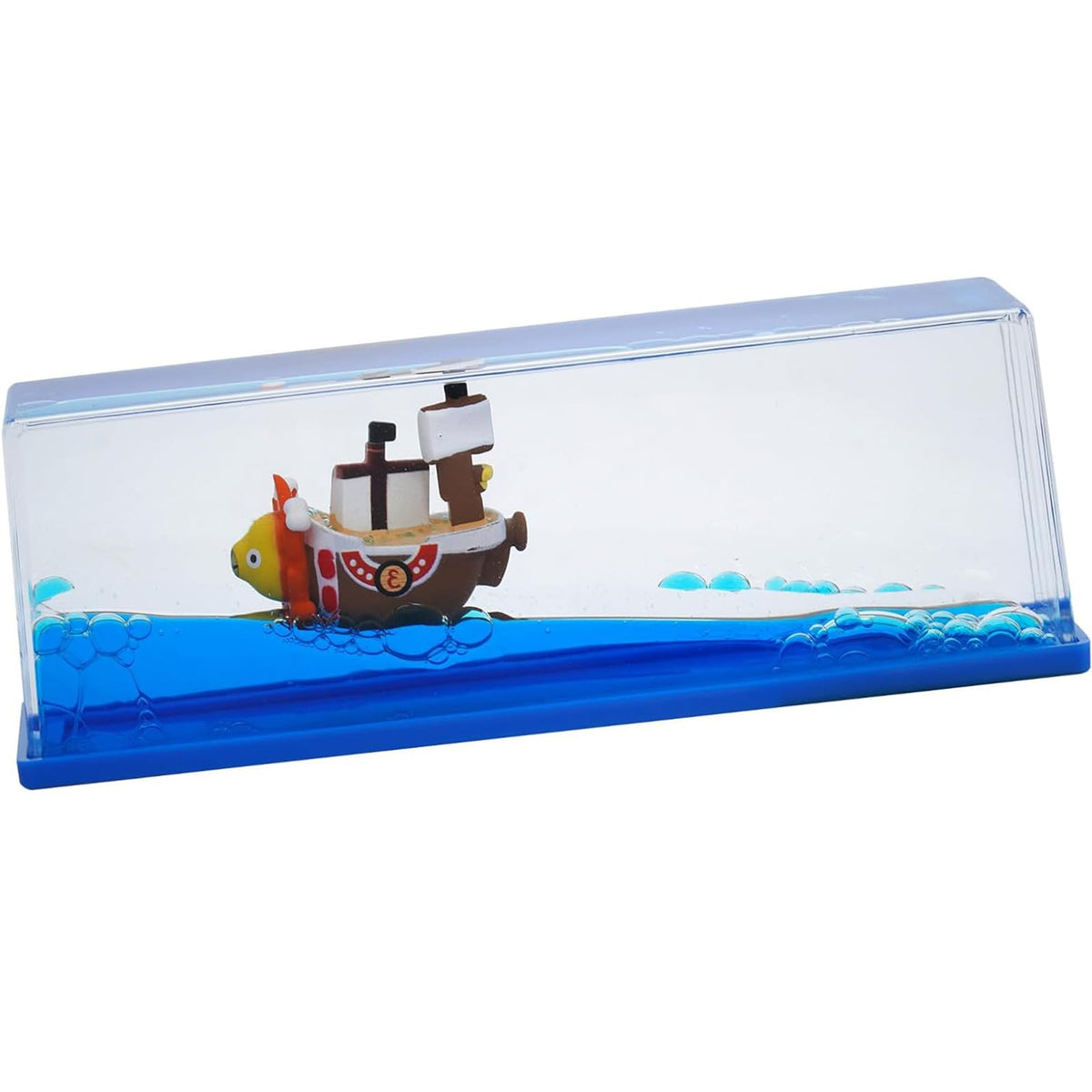 Unsinkable Black Pearl Pirate Ghost Ship in a Fluid Drift Bottle