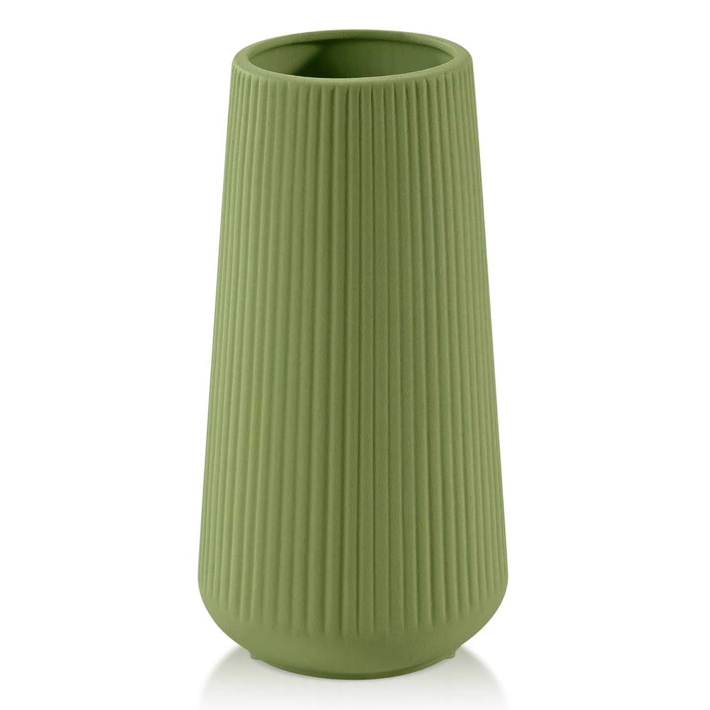 Gradient Pink Ceramic Vase, GUKJOB Small Cute Flower Vase for Pampas Grass, Home, Living Room, Dining Table, Farmhouse, Office Decor, Bedroom, Table, and Kitchen Shelf (Gradient Pink)