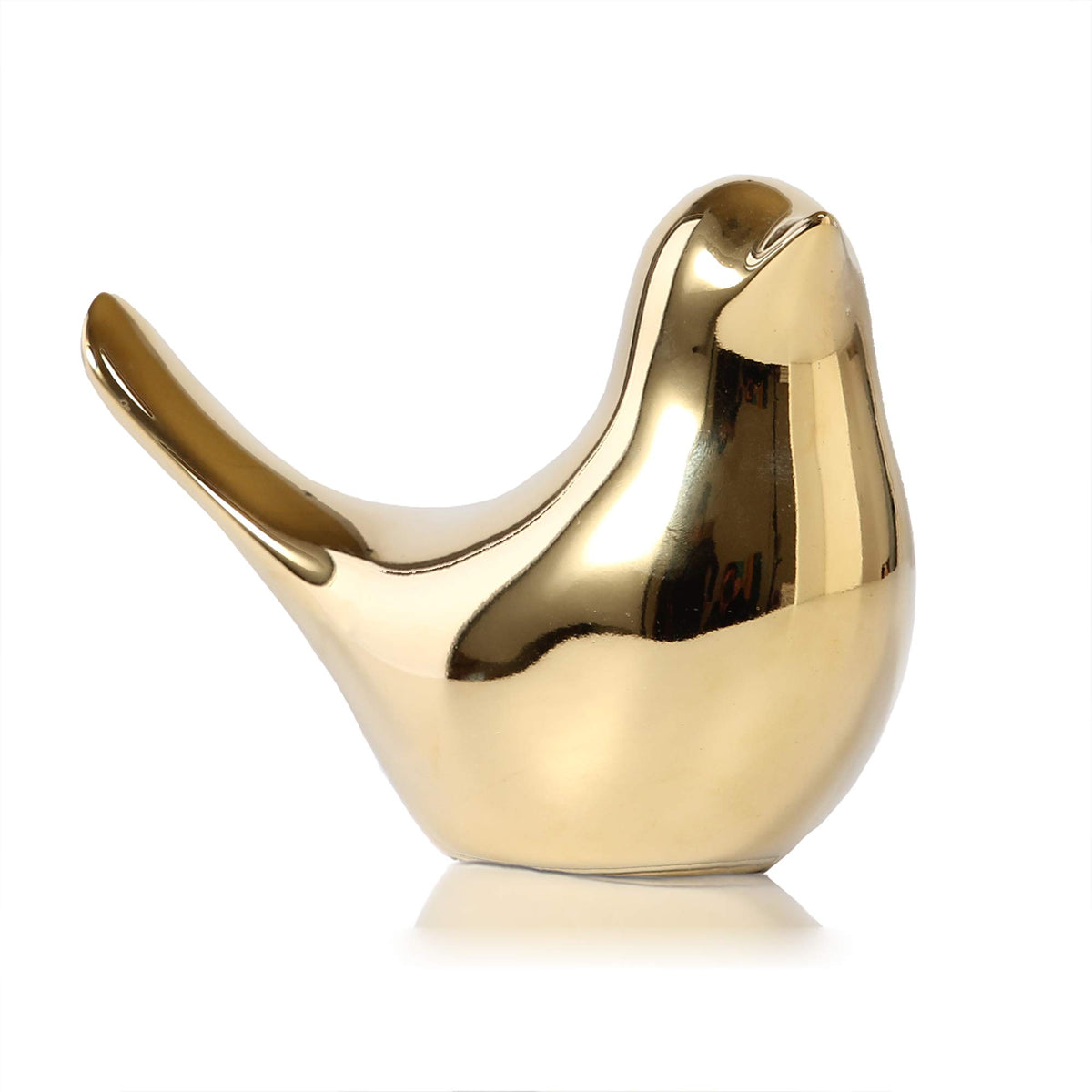FANTESTICRYAN Small Birds Statues Home Decor, Modern Style, Black, S&L