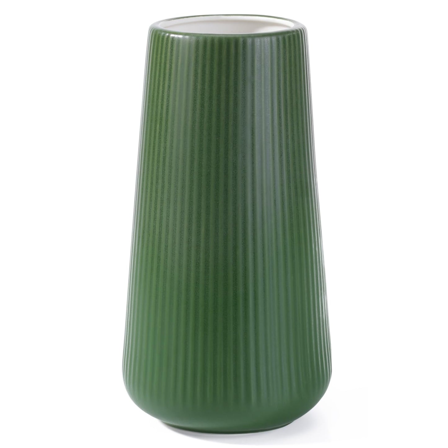 Gradient Pink Ceramic Vase, GUKJOB Small Cute Flower Vase for Pampas Grass, Home, Living Room, Dining Table, Farmhouse, Office Decor, Bedroom, Table, and Kitchen Shelf (Gradient Pink)