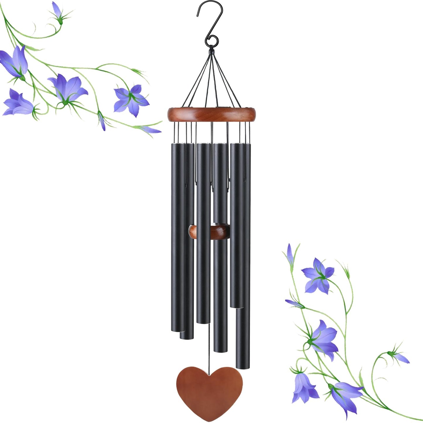 Memorial Wind Chimes, Sympathy Gift for Loss of Loved One, Outdoor Garden