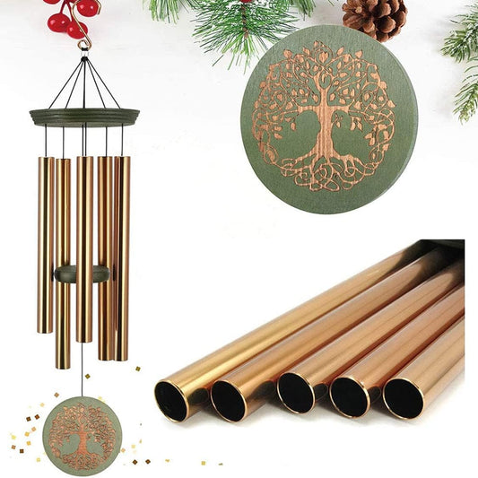 Astarin's Tree of Life Wind Chimes 36in Outdoor Garden Gift for Mom Grandma