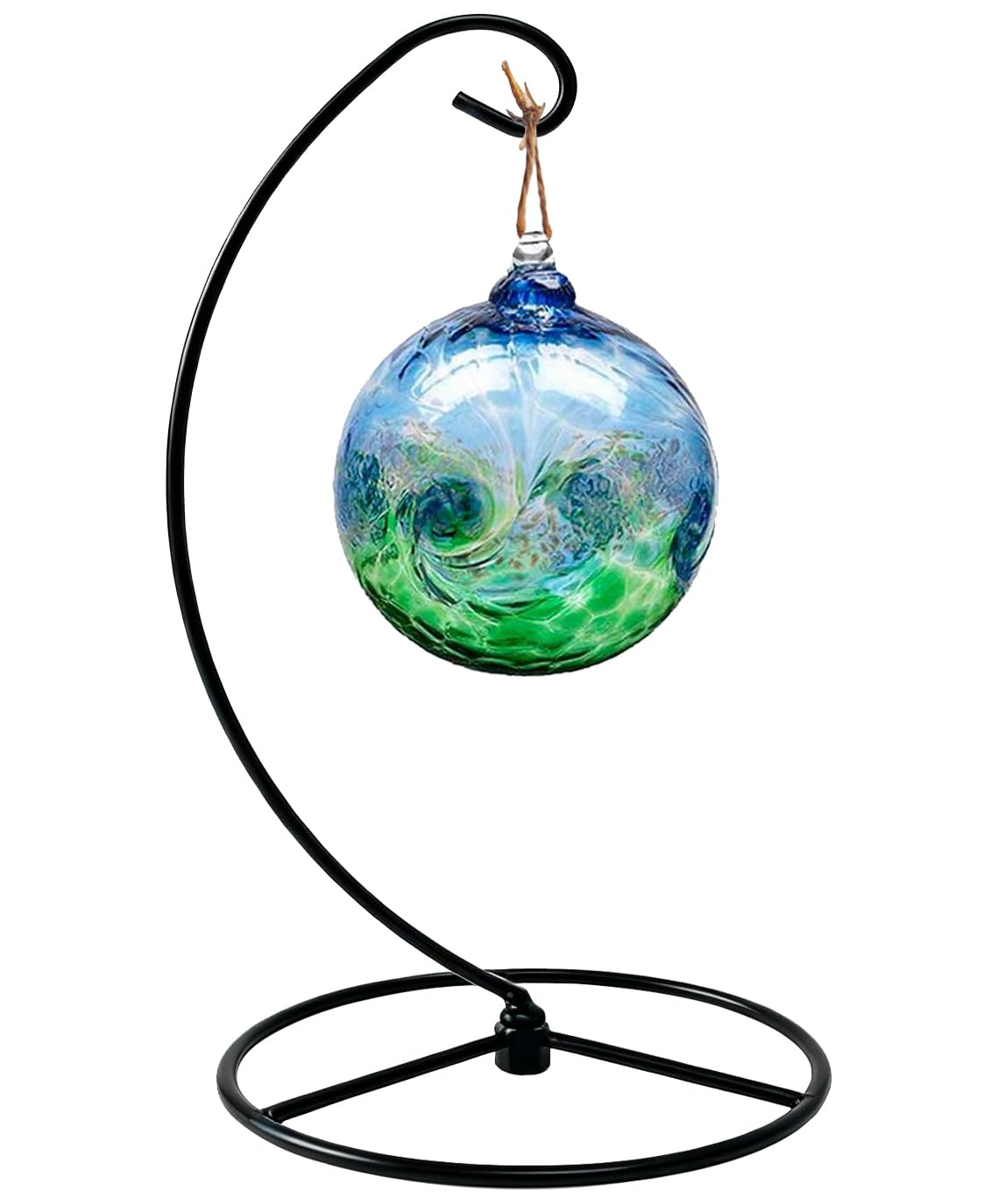 Ornament Display Stand Iron Double Curved Hooks Holder for Christmas Decor