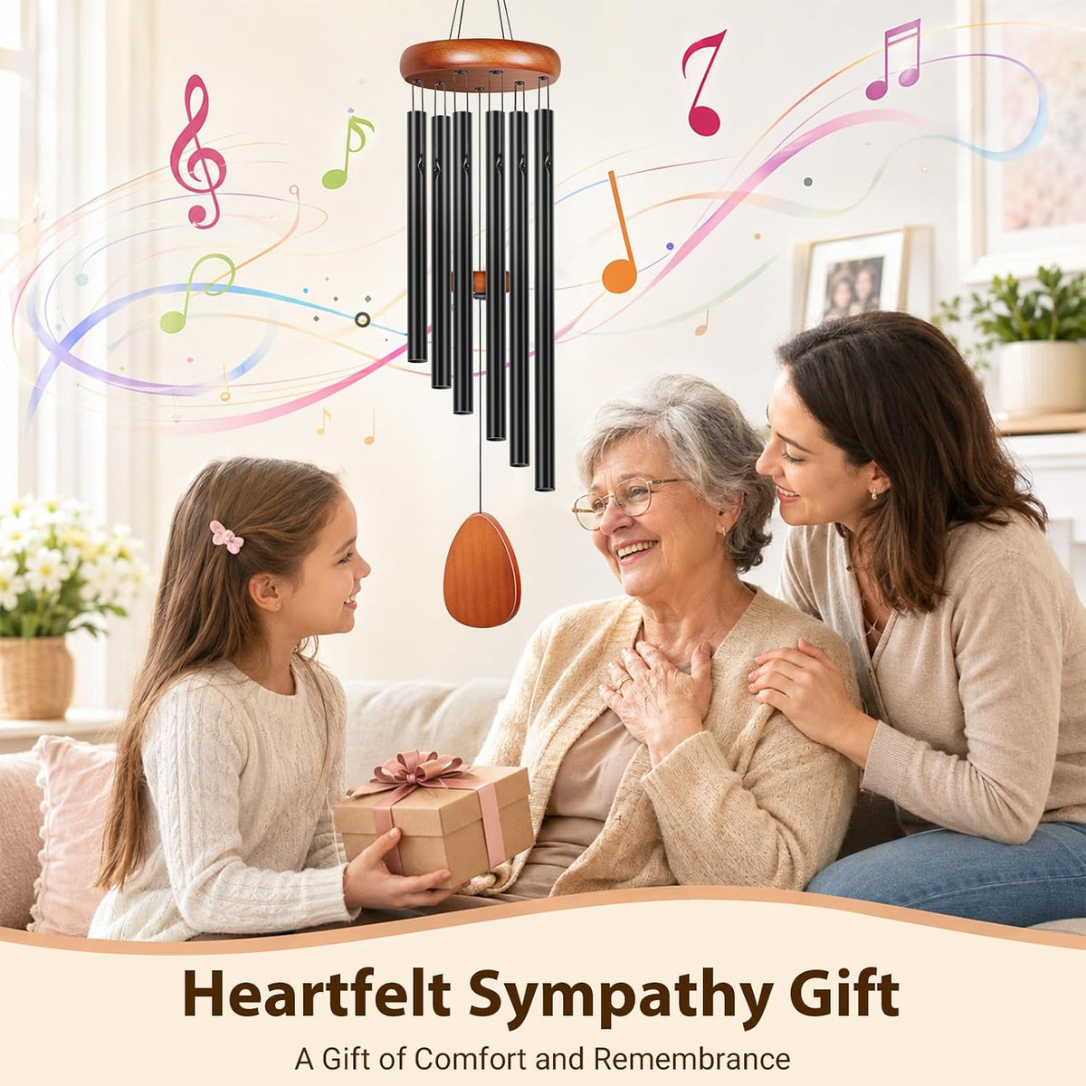 Winzwon Wind Chimes for Outside, House Warming Gifts for Women
