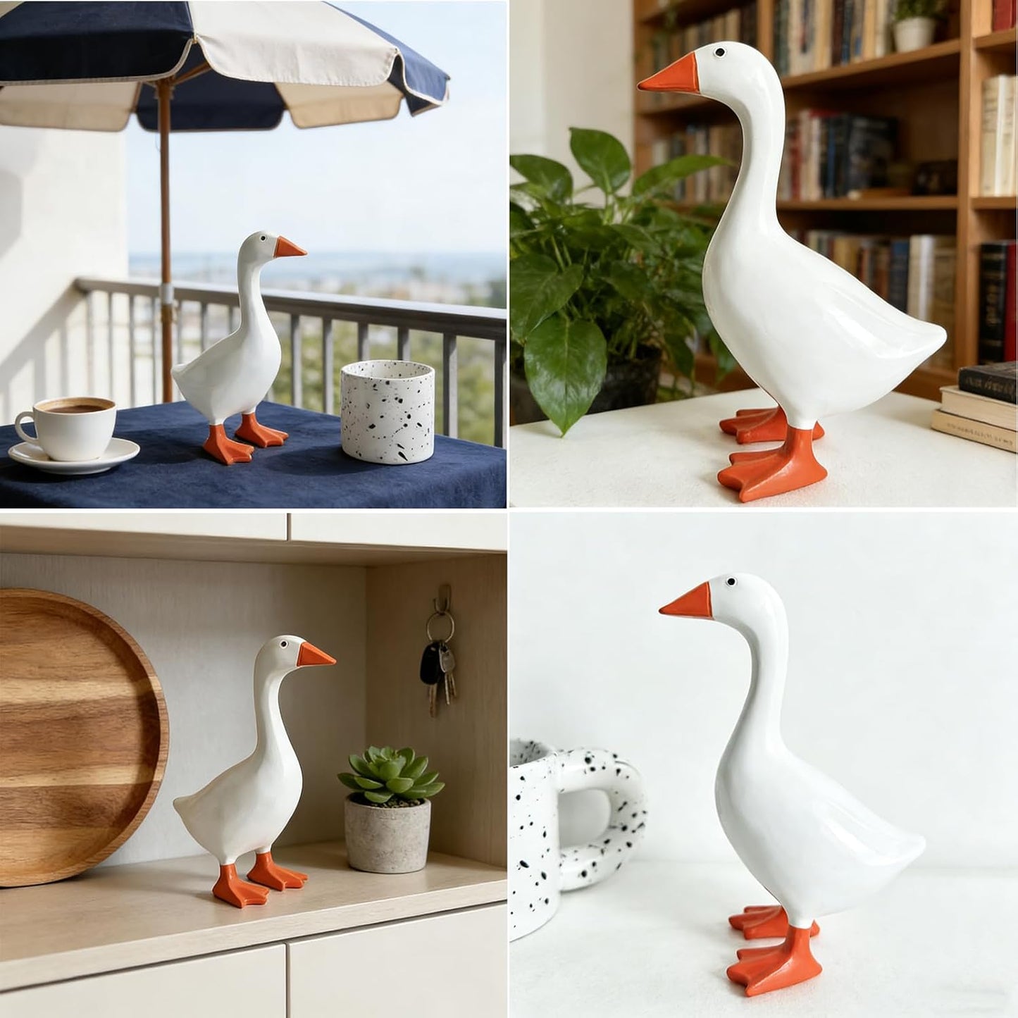 Desk Goose 7 Inches Mini Office Desktop Goose Magnetic Key Holder