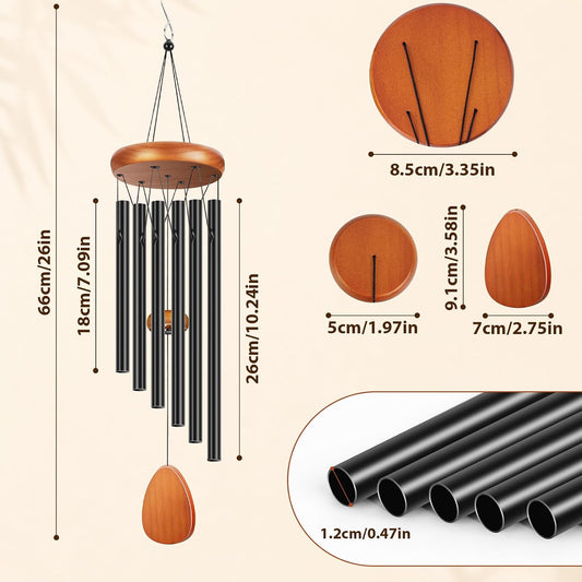 Winzwon Wind Chimes for Outside, House Warming Gifts for Women