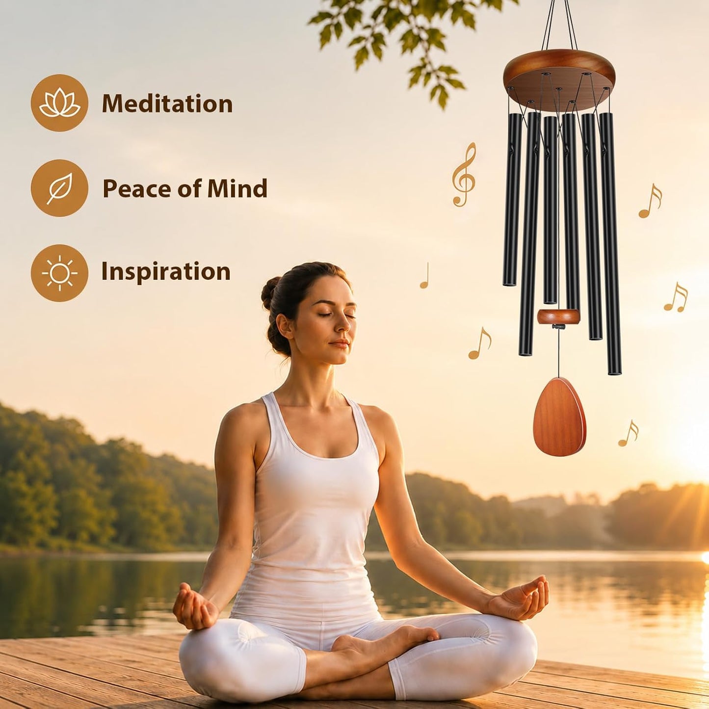 Winzwon Wind Chimes for Outside, House Warming Gifts for Women