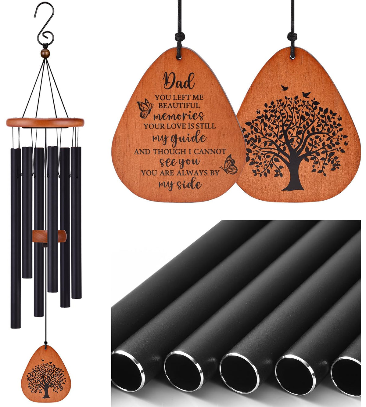AMBOBE Memorial Wind Chimes for Loss of Loved One, Sympathy Wind Chime Gift