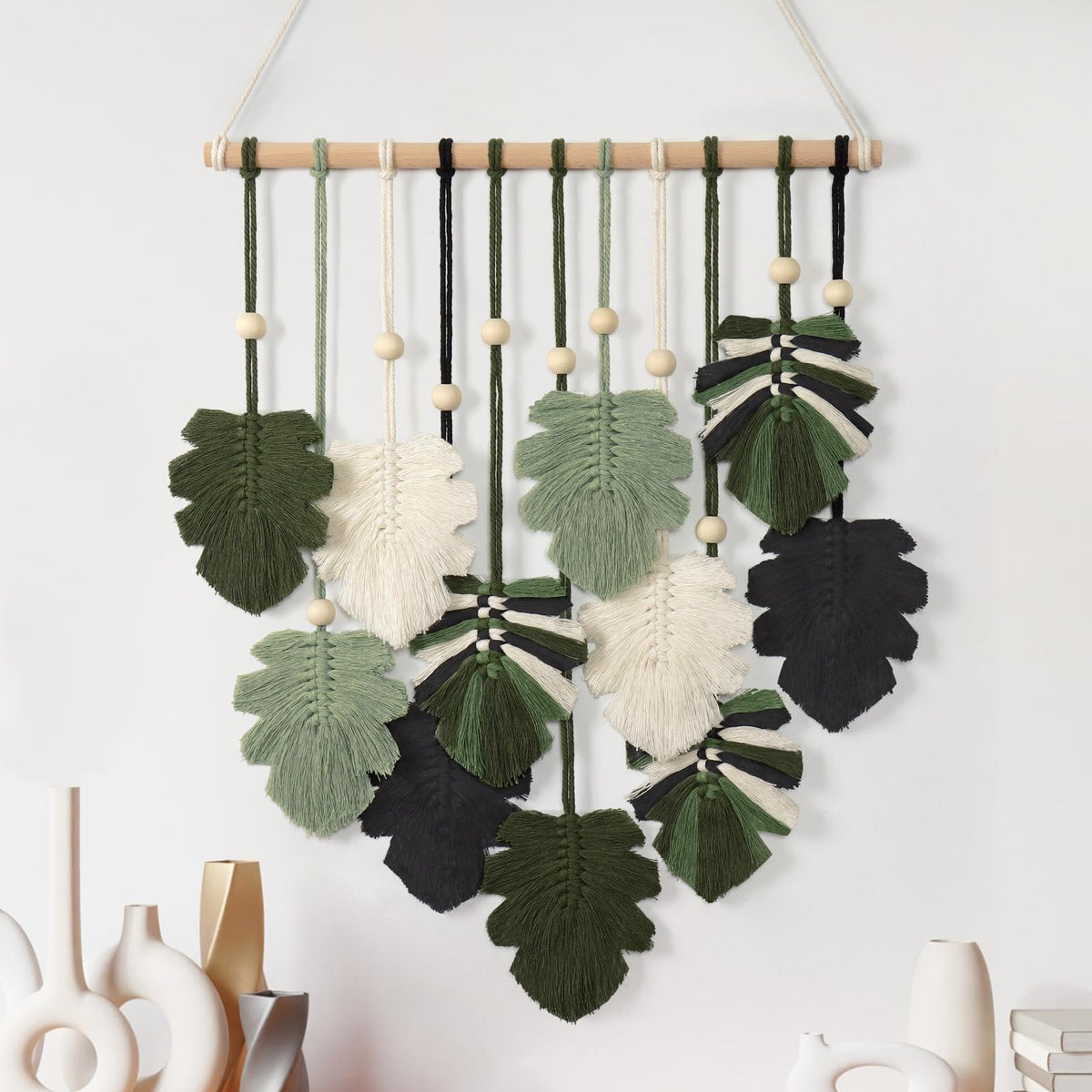 Macrame Wall Hanging Large Boho Home Decor Aesthetic Modern Chic Wall Art