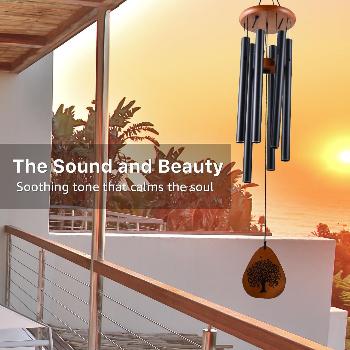AMBOBE Memorial Wind Chimes for Loss of Loved One, Sympathy Wind Chime Gift