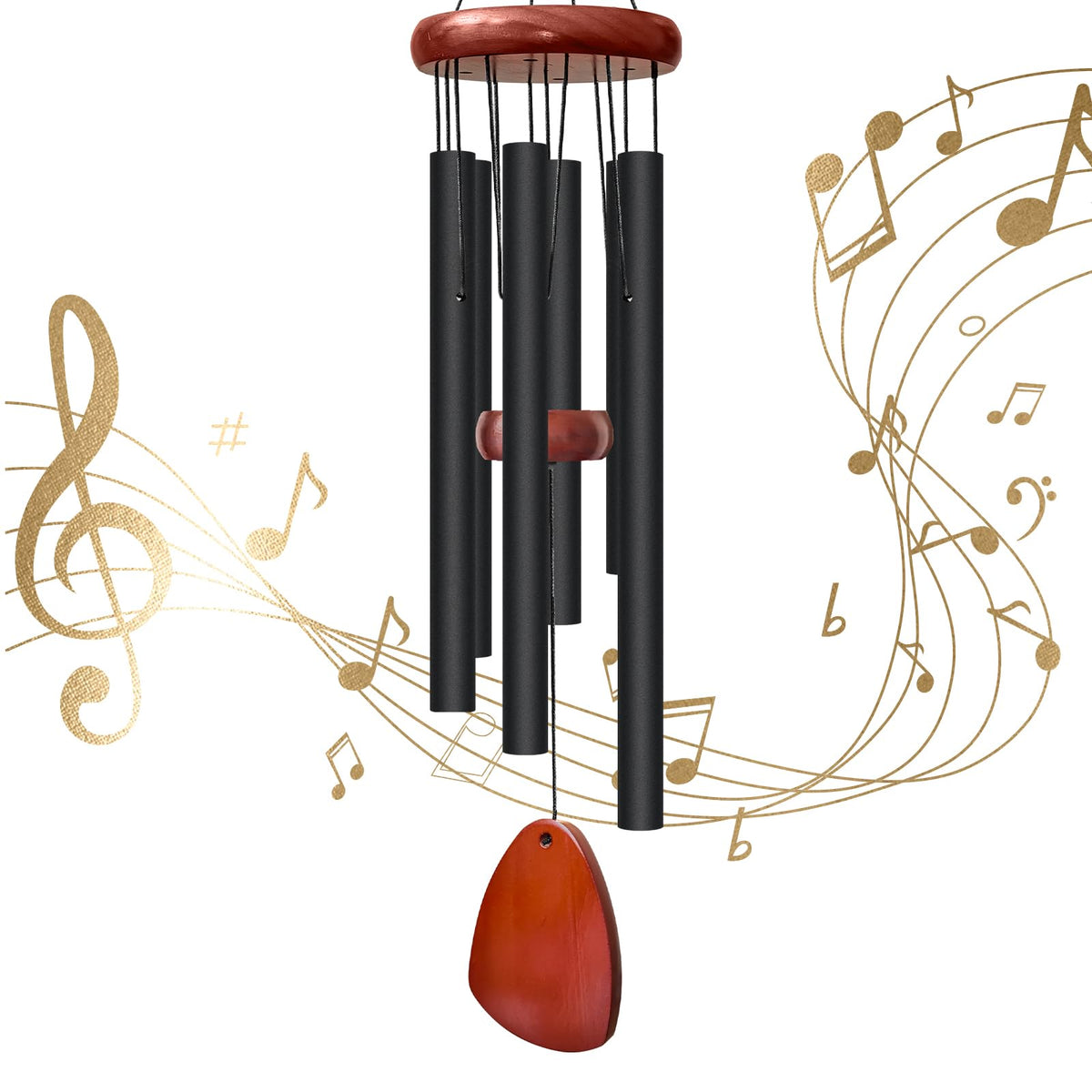 28" Wind Chimes for Outside, Lovely Wind Chimes,Courtyard Decoration