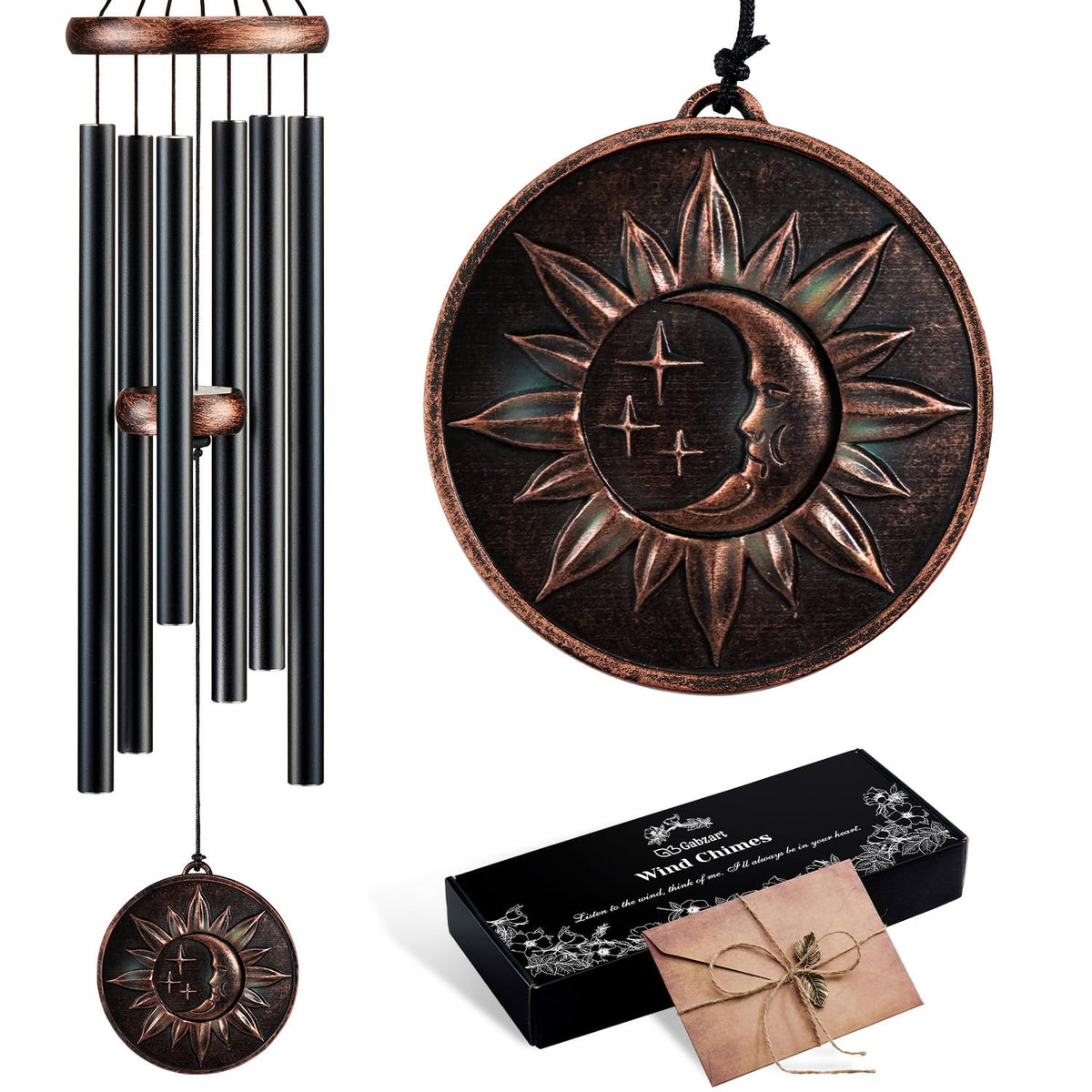 32”Hummingbird Wind Chimes for Outside, Gifts for Women Mom Grandma