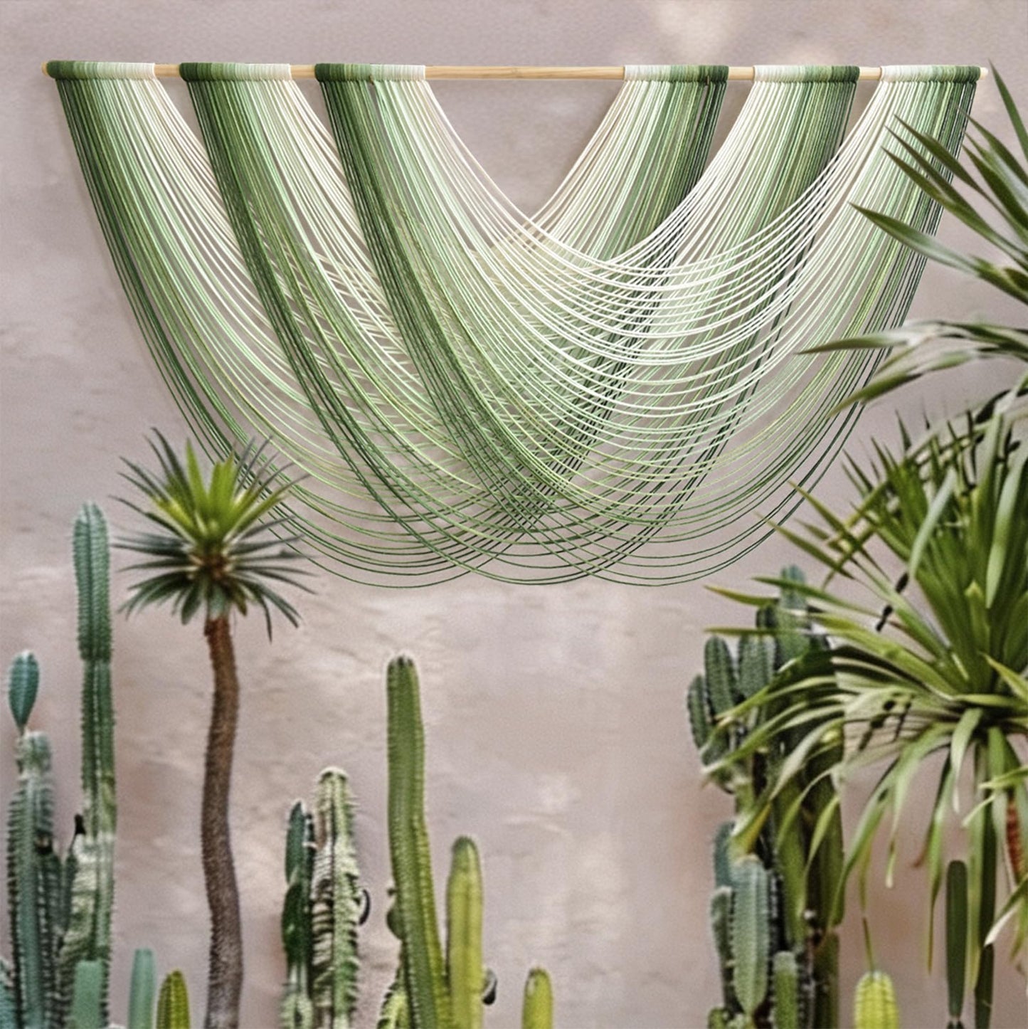 Macrame Wall Hanging Large Boho Wall Decor Yarn Wall Art Tapestry 57"W*31"L