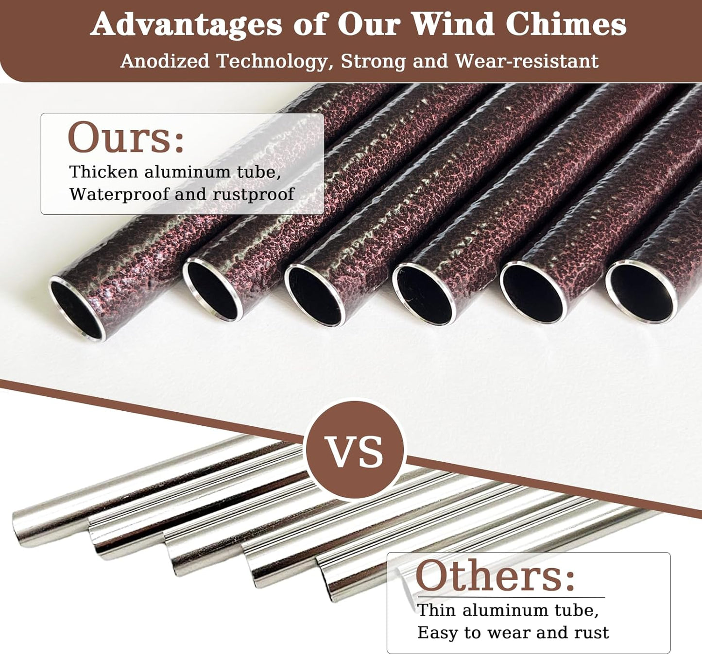 Memorial Gifts for Loss of Husband - 32" Sympathy Wind Chimes, Remembrance/Bereavement Gift
