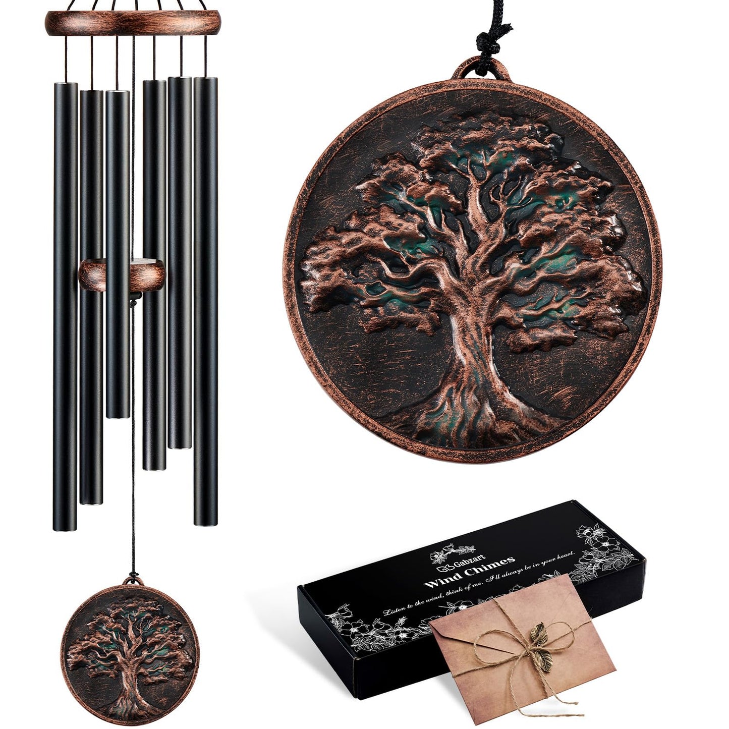 32”Hummingbird Wind Chimes for Outside, Gifts for Women Mom Grandma