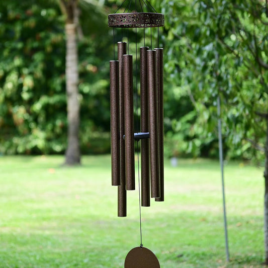 Extra Large Wind Chimes for Outside Deep Tone - 58'' Outdoor Clearance, Deep Tone Wind Chimes, Memorial Wind Chime, Sympathy Gift, Patio Yard, Home Décor, Bronze (58" Bronze)
