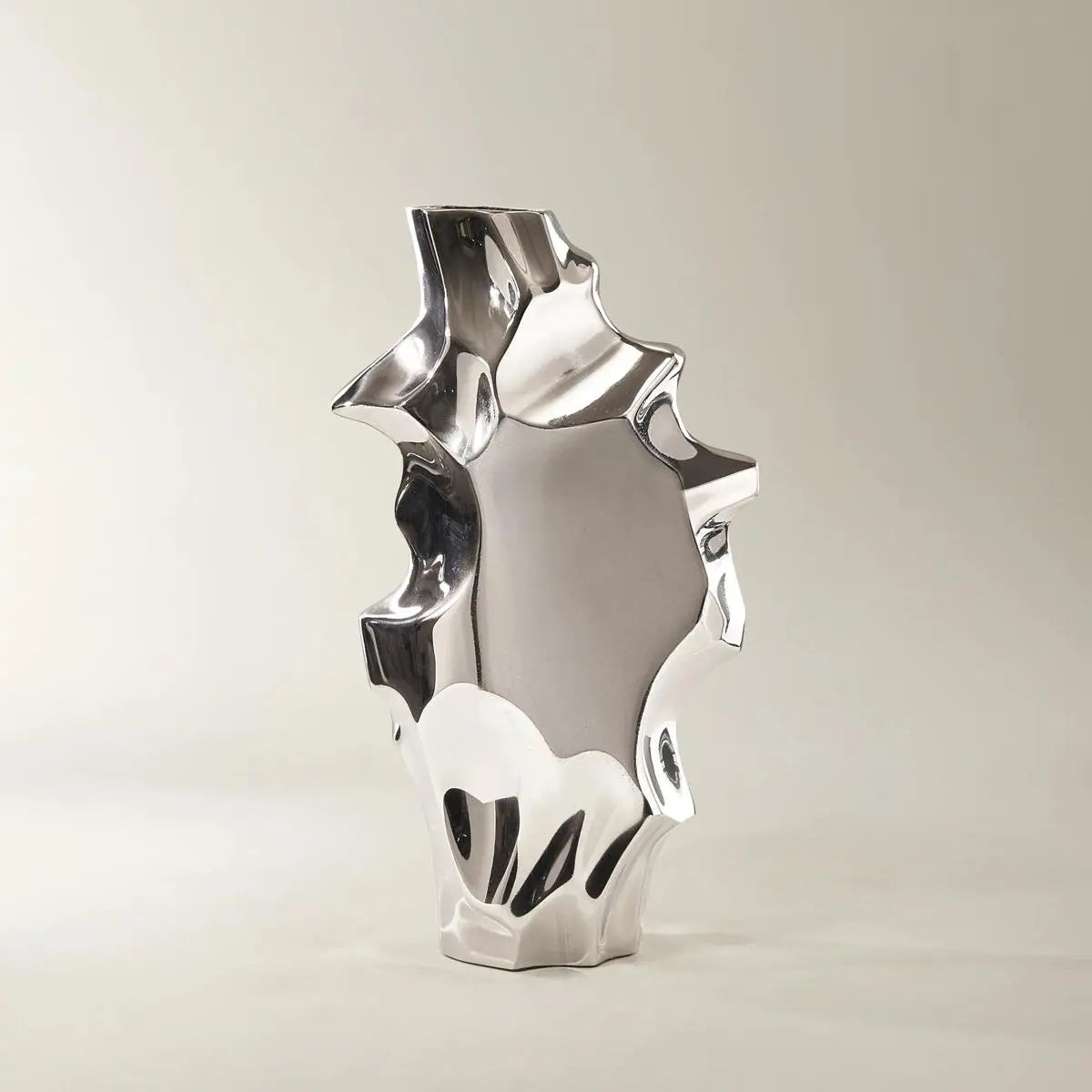 Z Gallerie Sculpt Aluminium Vase, Lightweight Modern Home Decor Vase for Plants, Aluminium Flower Vase, Decorative Vases For Home Decor
